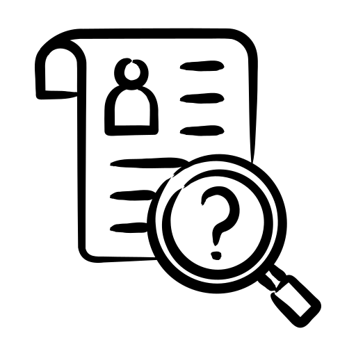Comprehensive background check service icon